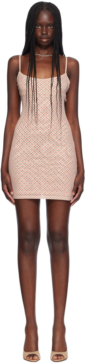 Pокля Miaou Miaou Anya Polka Dot Mini Dress Бежово | 5026PM1WPD, 0