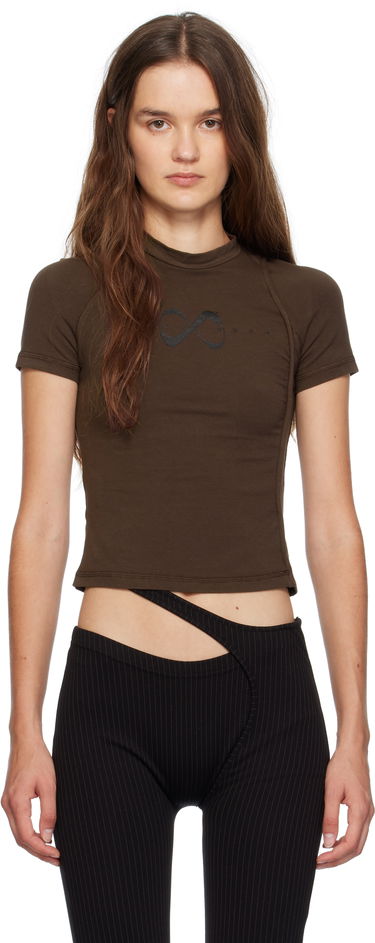 Тениска Ottolinger Ottolinger Deconstructed T-Shirt Кафяво | 115-102015-02, 0