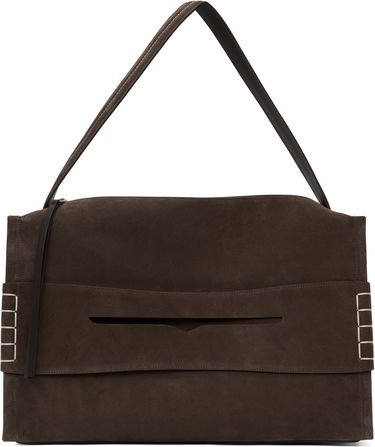Чанта през рамо JW Anderson JW Anderson Large Loafer Suede Shoulder Bag Кафяво | HB0717-LA0364, 0