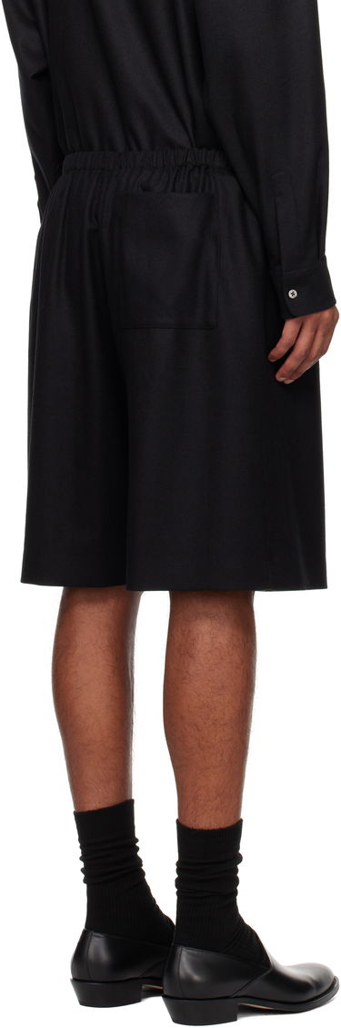 Къси панталони The Row Aimir Black Wool Shorts Черно | 779-W3301, 2