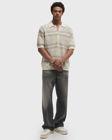 Поло тениска Les Deux Les Deux Gianni Short Sleeve Knitted Polo Shirt Бежово | LDM310156-215215, 2