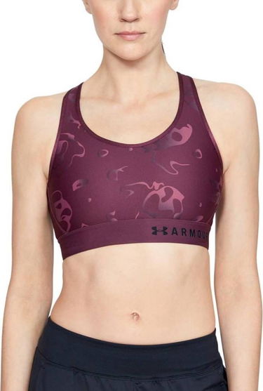 Сутиен Under Armour Armour Mid Keyhole Print Sports Bra Бургунди | 1307197-569, 0