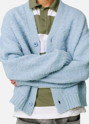 Пуловер AXEL ARIGATO Studio Fuzzy Knit V-Neck Cardigan Синьо | A3731003, 10