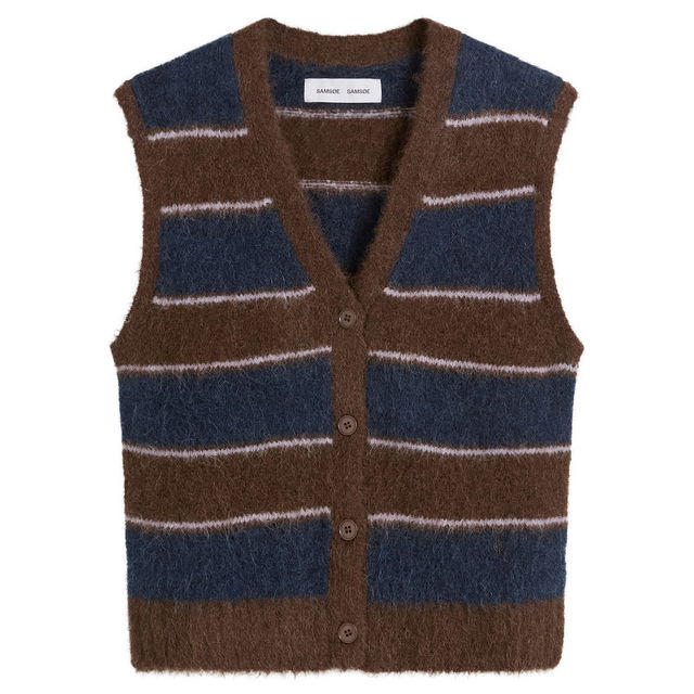 Sajeanne Hairy Knit Vest Top