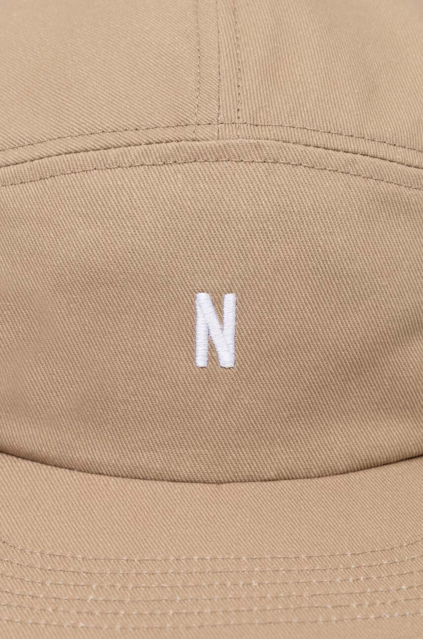 Шапка с козирка NORSE PROJECTS 5 Panel Cap Бежово | N80.0126.0966, 1