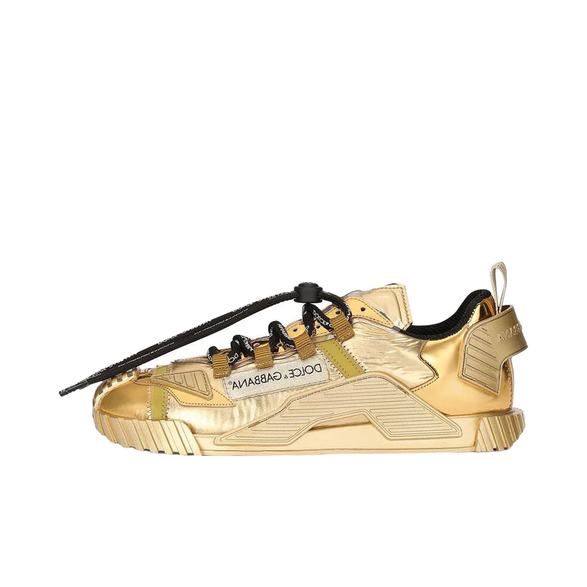 Кецове и обувки Dolce & Gabbana NS1 Low Top Gold W Металик | CK1756AO22880997