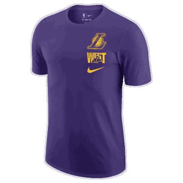 Тениска Nike Nike NBA Los Angeles Lakers T-Shirt Лилаво | DX9924-504, 0