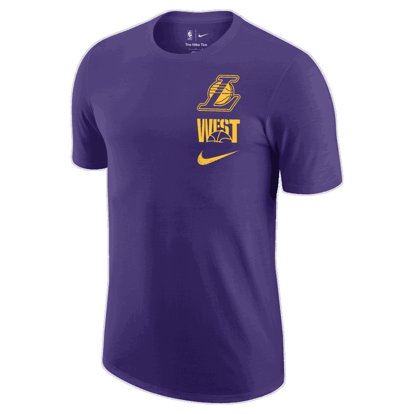 Тениска Nike Nike NBA Los Angeles Lakers T-Shirt Лилаво | DX9924-504