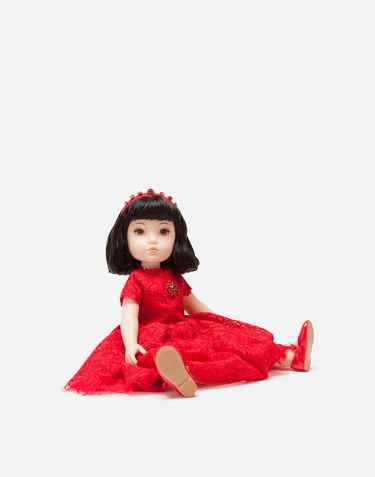 Flexstyle Dolce & Gabbana Lace Dress Doll Червено | LCJA18G7VAWS9000, 3