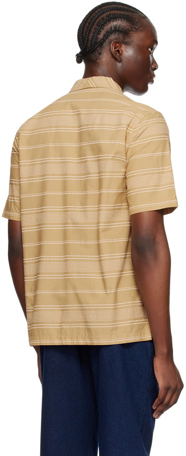 Риза Universal Works Universal Works Minari Striped Shirt Бежово | P3064, 2