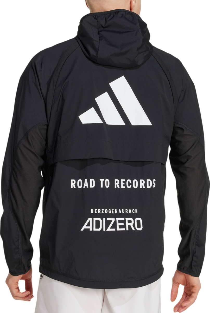Ветровка adidas Originals Adizero Road to Records Hooded Jacket Черно | jd6471, 1