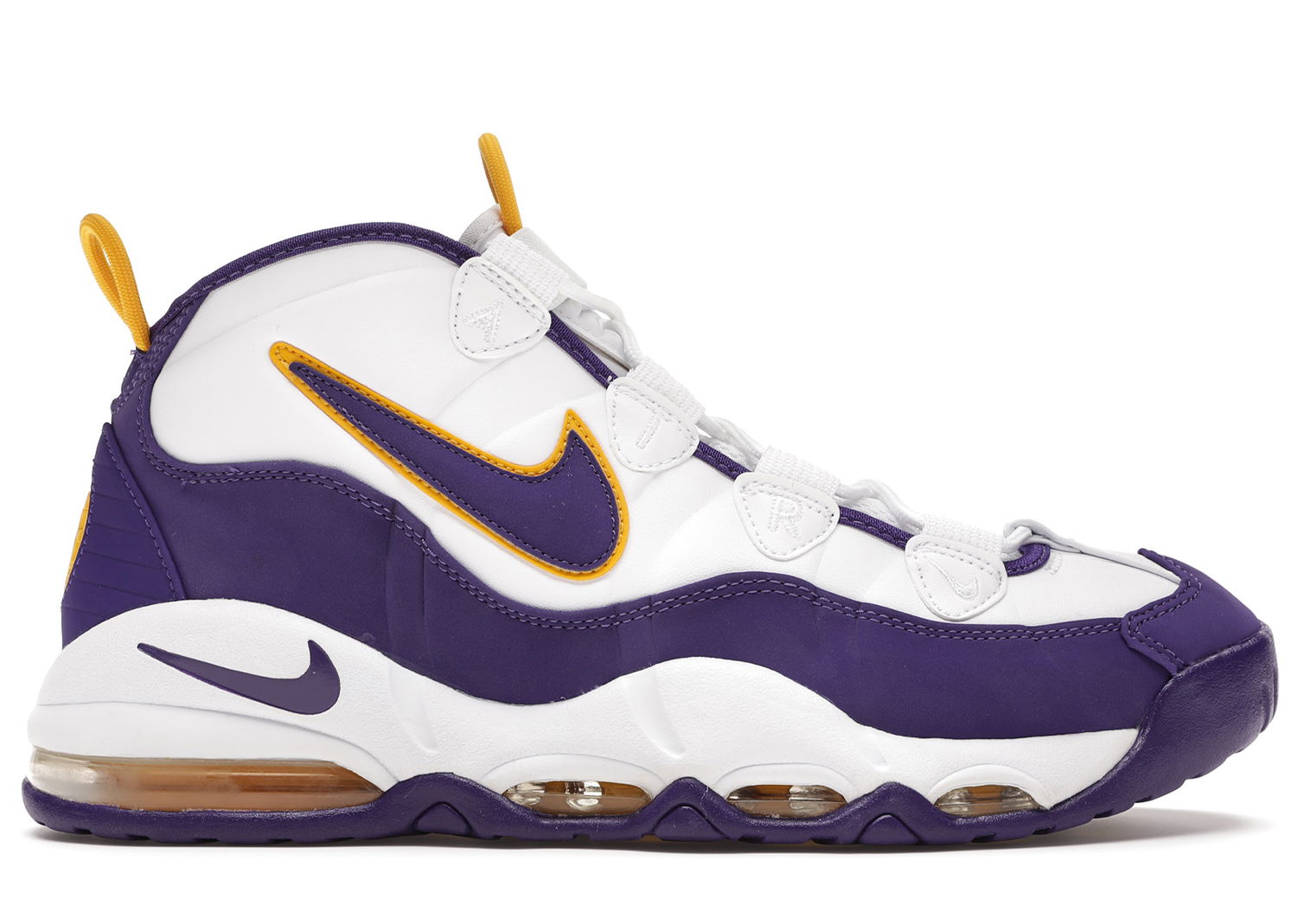 Кецове и обувки Nike Air Max Uptempo Lakers Derek Fisher Бяло | 311090-103, 0