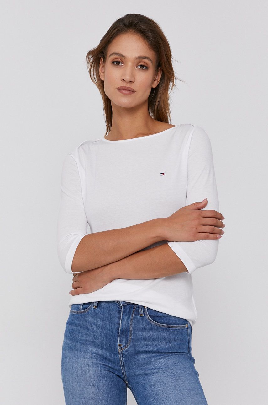 Тениска Tommy Hilfiger Cotton T-Shirt Бяло | WW0WW31669.4890, 0