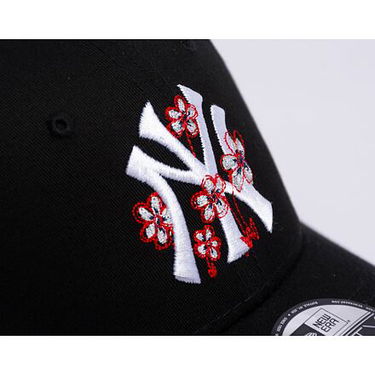 Шапка с козирка New Era 9FORTY MLB Flower Icon New York Yankees Black  One Size Черно | 60435113, 3