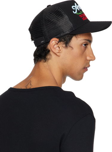 Шапка с козирка AMIRI AMIRI Neon Lights Trucker Cap Черно | AMHATR1038, 2