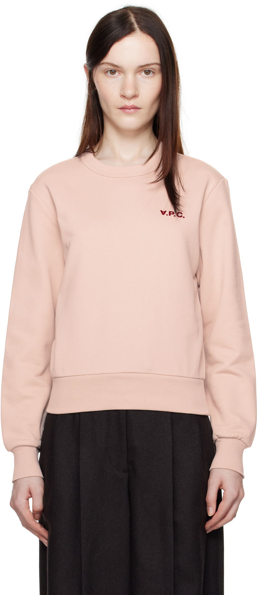 Суитчър A.P.C. Boxy Sweatshirt Розово | COHGO-F27918