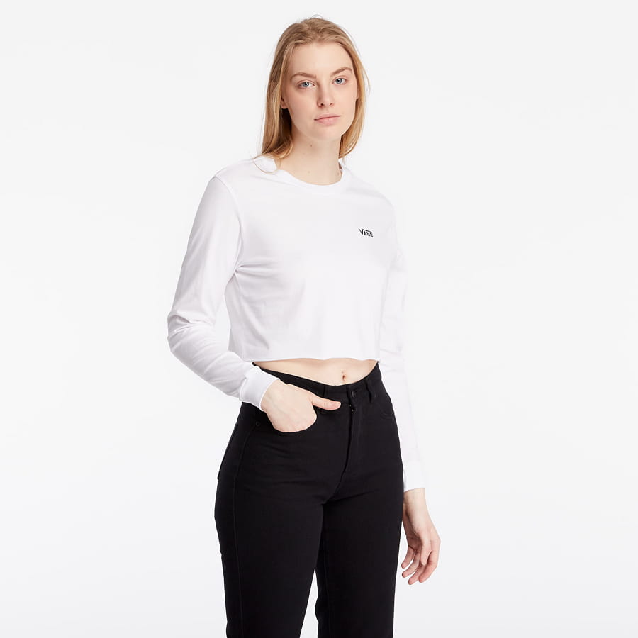 Тениска Vans Junior V Tee Crop Бяло | VN0A4OUQWHT1, 0
