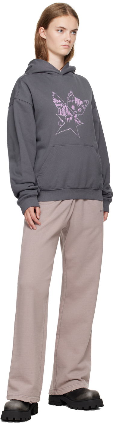 Суитчър We11done We11done Monster Fitted Hoodie Сиво | WD-TH2-24-832-U-CH, 3