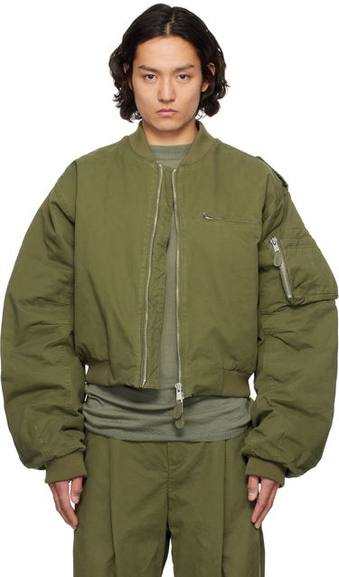 Яке бомбър Entire Studios Entire Studios A-4 Bomber Jacket Зелено | ESU-S25-1008-AR, 0