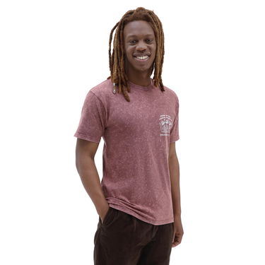 Тениска Vans Plant Harmony Acid Washed Tee Бургунди | VN0000M2ALI1, 2