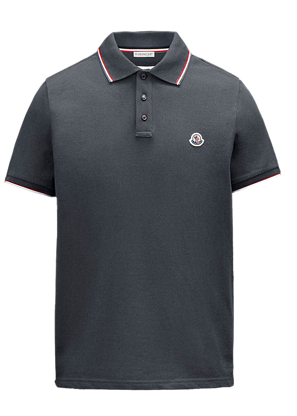 Поло тениска Moncler Logo Polo Shirt Сиво | H10918A7030084556989, 0