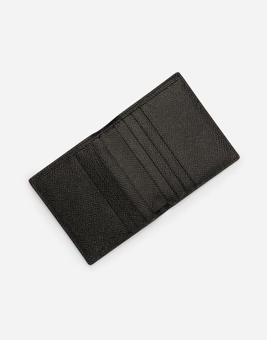 Портфейл Dolce & Gabbana Dauphine-print Calfskin Bifold Card Holder Черно | BP3324AG21980999, 3