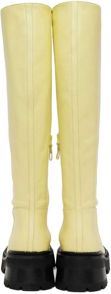Палта BY FAR BY FAR Russel Knee-High Boots Жълто | 22FWRUSDIVRSSP, 1