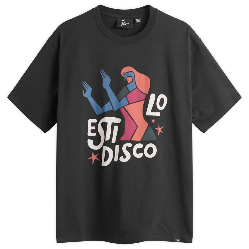 Тениска By Parra Parra El Stilo Disco T-Shirt, Size Large Черно | 54210-BLK