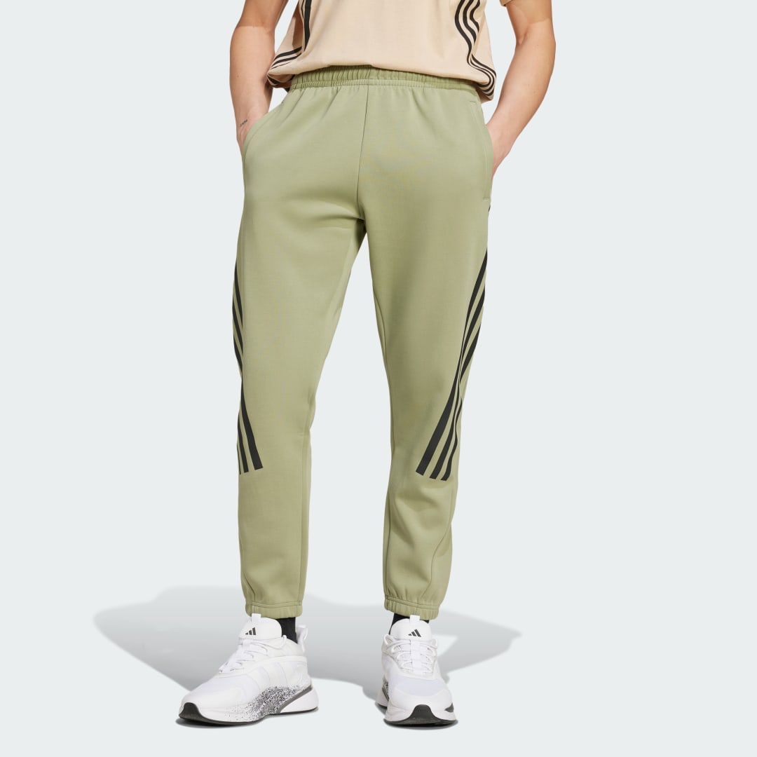 Спортни панталони adidas Performance Future Icons 3-Stripes Pants Зелено | IW8534, 0