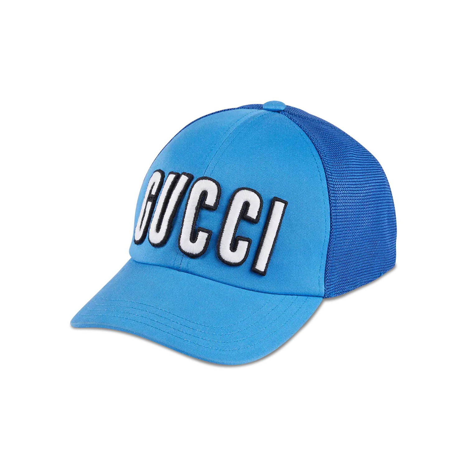 Шапка Gucci Baseball Hat With Patch Синьо | 701324 4HAOY 4969, 1