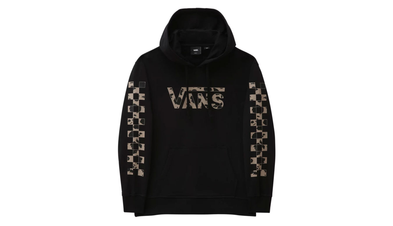 Суитчър Vans Dotty Check Pullover Hoodie Черно | VN0A7RNZBLK, 0