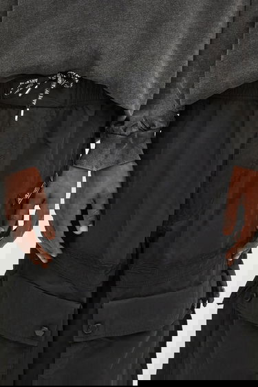 Карго панталони AAPE by A Bathing Ape Main Woven Cargo Pants Черно | AAPPTMB633XXN, 3