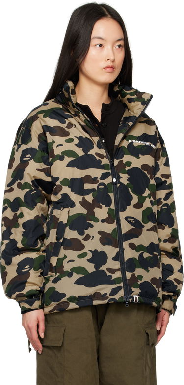 Пухо яке BAPE A Bathing Ape 1st Camo Down Jacket Зелено | 001DNK802004L, 1