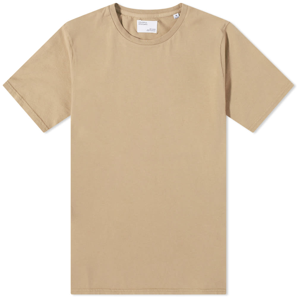 Тениска Colorful Standard Classic Organic Tee Бежово | CS1001-DKI, 0