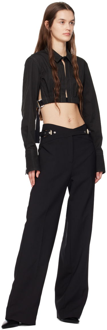 Панталони Dion Lee Interlock Trousers Черно | C2065R23, 3