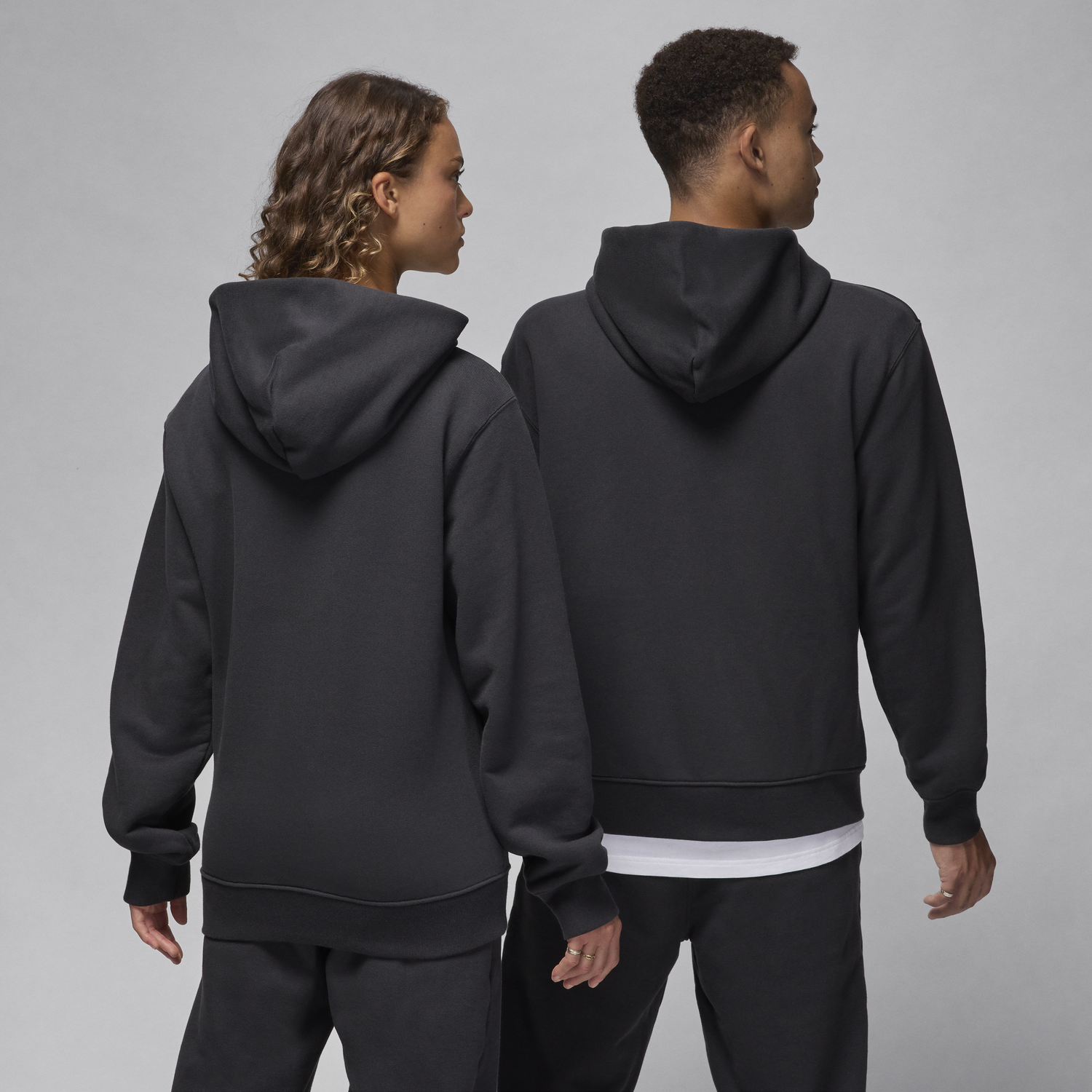 Суитчър Jordan Fleece Wordmark Hoodie Черно | FZ3952-045, 1