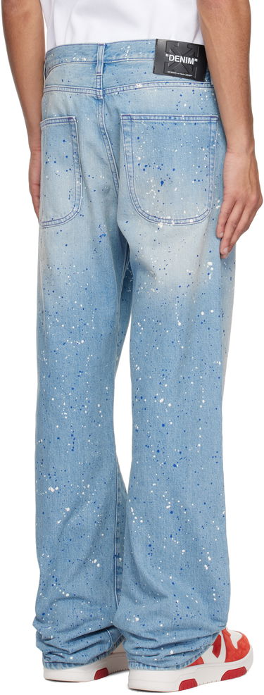 Дънки Off-White Off-White Paint Splatter Jeans Синьо | OMYA18JS25DEN0024684, 2