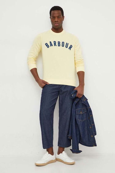 Суитчър Barbour Yellow Crewneck Sweatshirt MOL0101 Жълто | MOL0101, 1