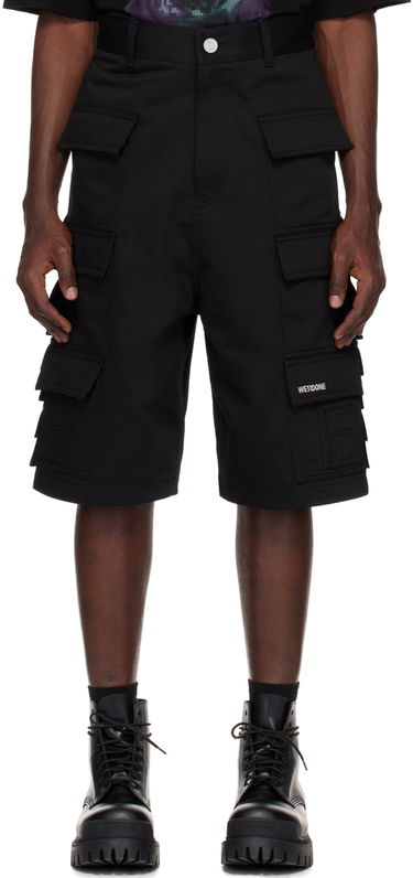 Къси панталони We11done We11done Flap Pocket Shorts Черно | WD-PT1-24-218-M-BK, 0