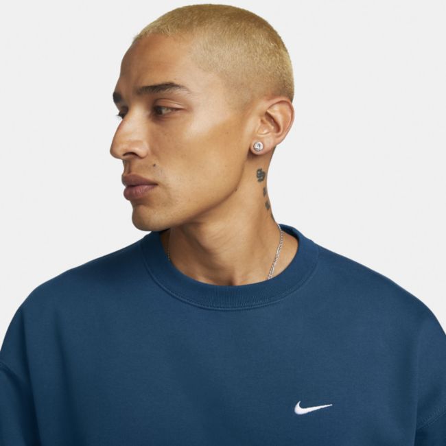 Суитчър Nike Solo Swoosh Fleece Crew Синьо | CV0554-460, 1