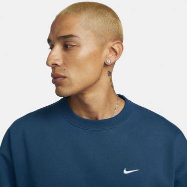 Суитчър Nike Solo Swoosh Fleece Crew Синьо | CV0554-460, 1