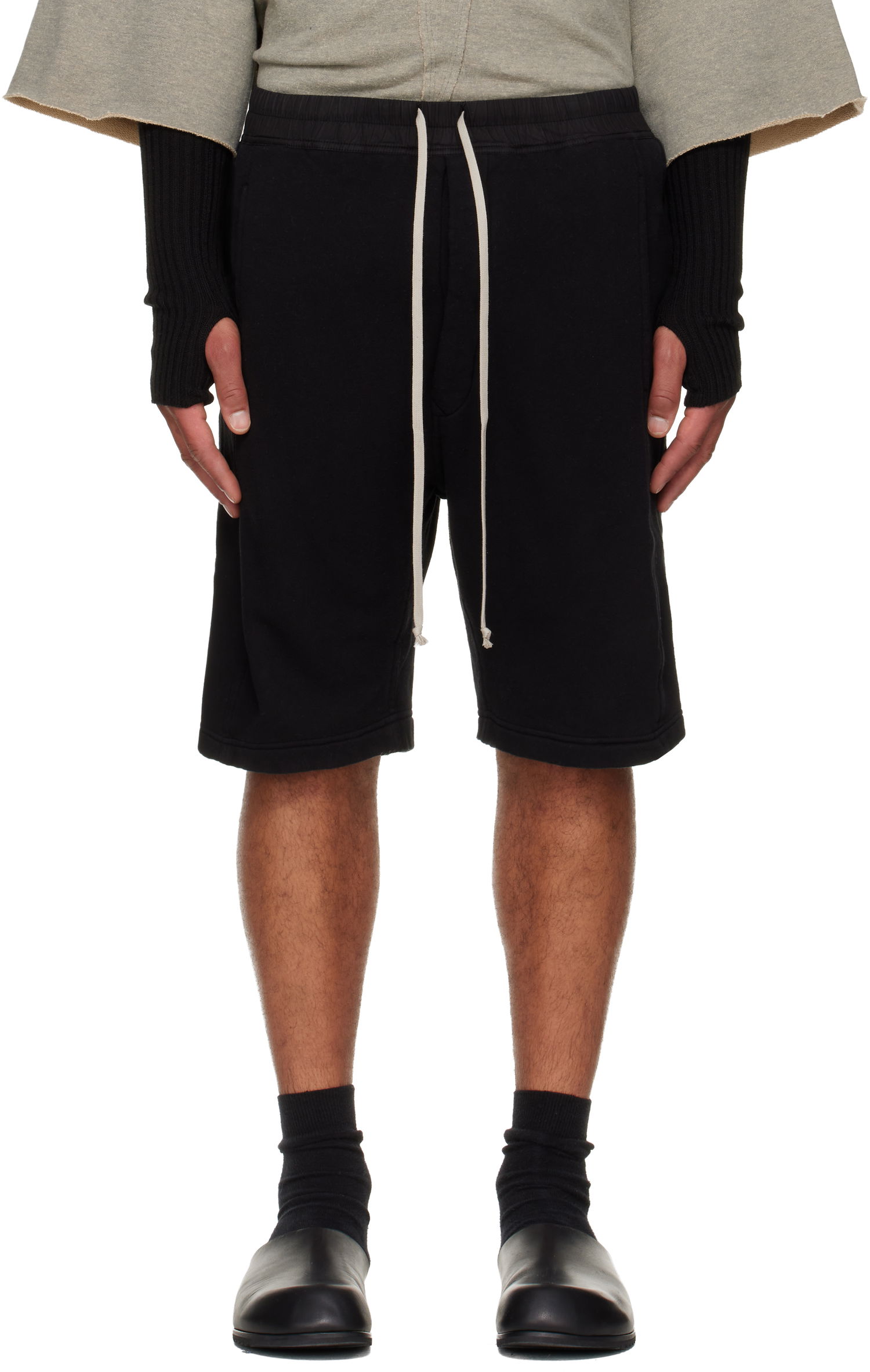 Къси панталони Rick Owens DRKSHDW Concordians Pusher Shorts Черно | DU02E7373 FSL, 0