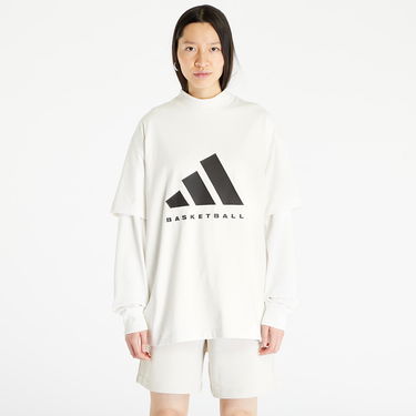 Тениска adidas Originals Basketball Tee UNISEX "Cloud White" Бяло | IA3448, 2