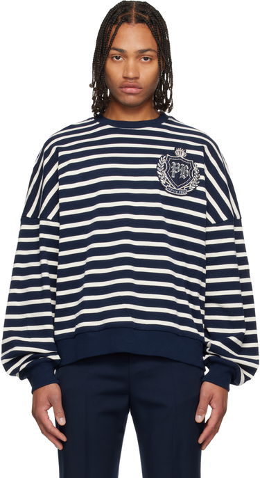Суитчър Balmain Cotton College Emblem Breton Stripes Sweatshirt Многоцветен | FH0JS215PD26, 0