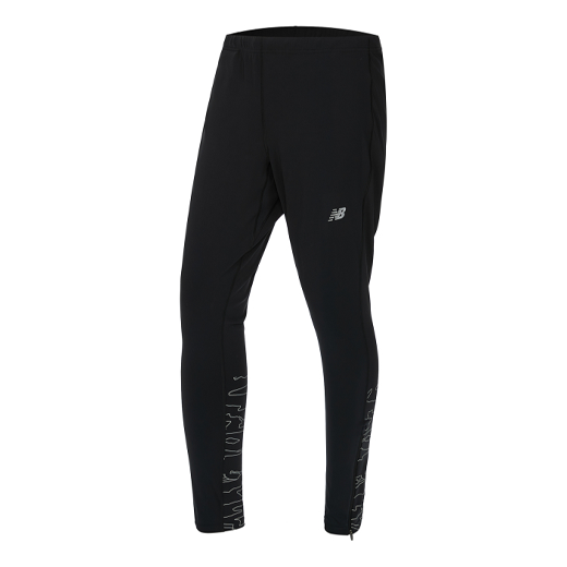 Спортни панталони New Balance Printed Accelerate Running Leggings Черно | MP11230-CMO, 0