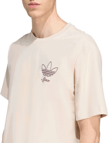 Тениска adidas Performance Ajax Amsterdam Terrace Icons T-Shirt Бежово | JM7353, 3