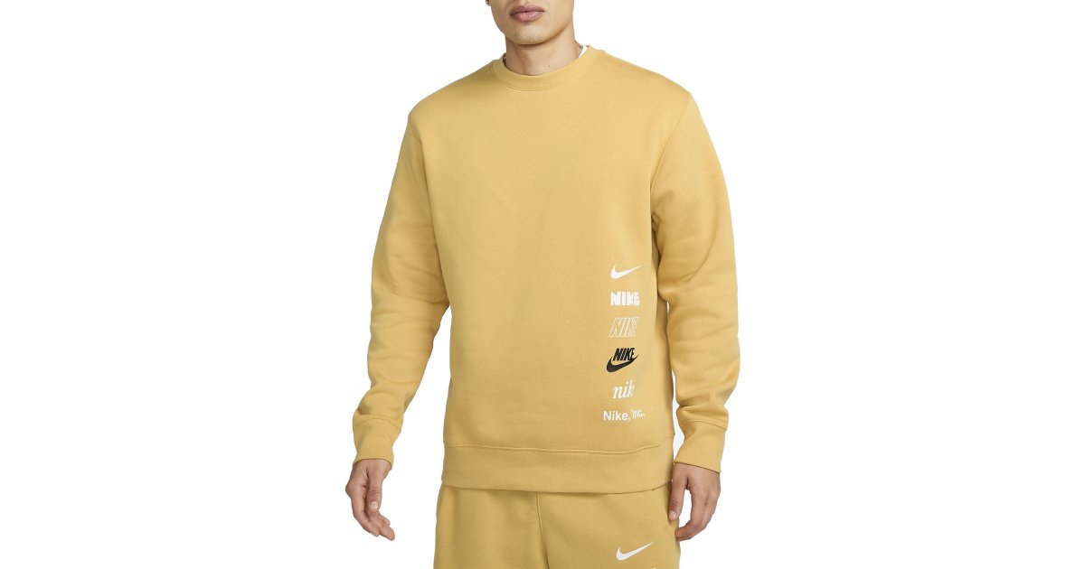 Суитчър Nike Club Fleece+ Sweat Бежово | dx0781-725, 1