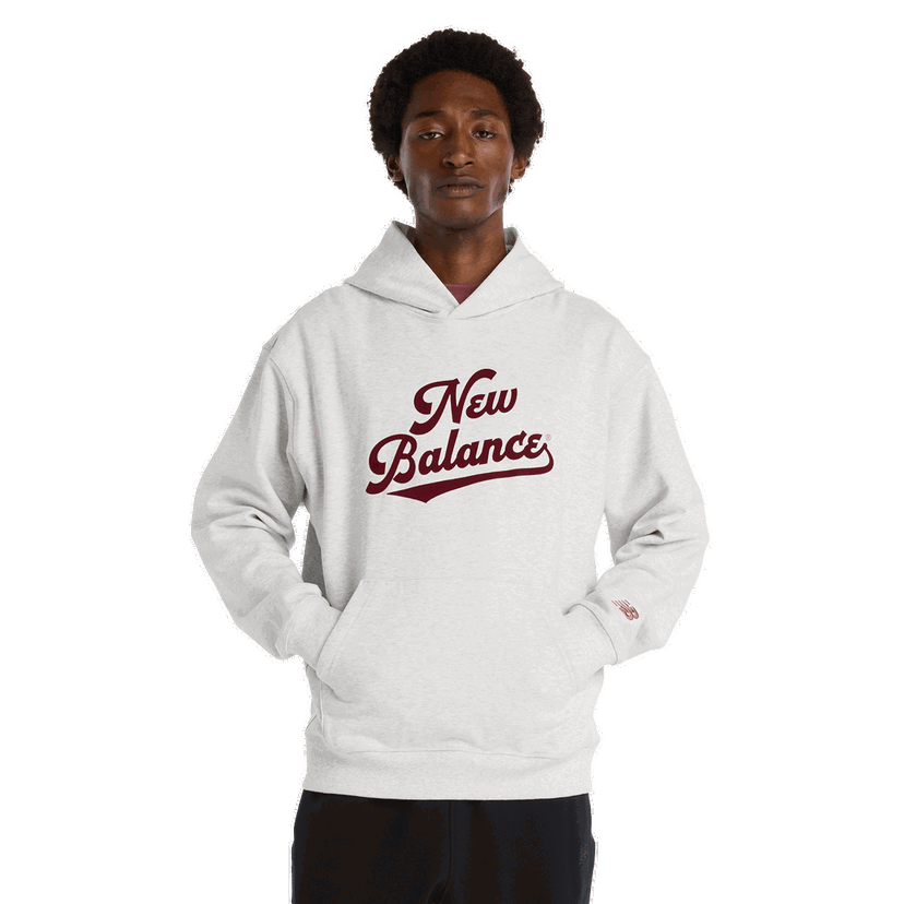 Суитчър New Balance Athletics Legacy Hoodie Сиво | MT53902-AHH