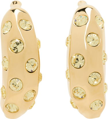 Обеци Jacquemus Jacquemus La Croisière 'The Bananes' Gold-Tone Crystal Earrings Жълто | 25E251JW741-5101, 0