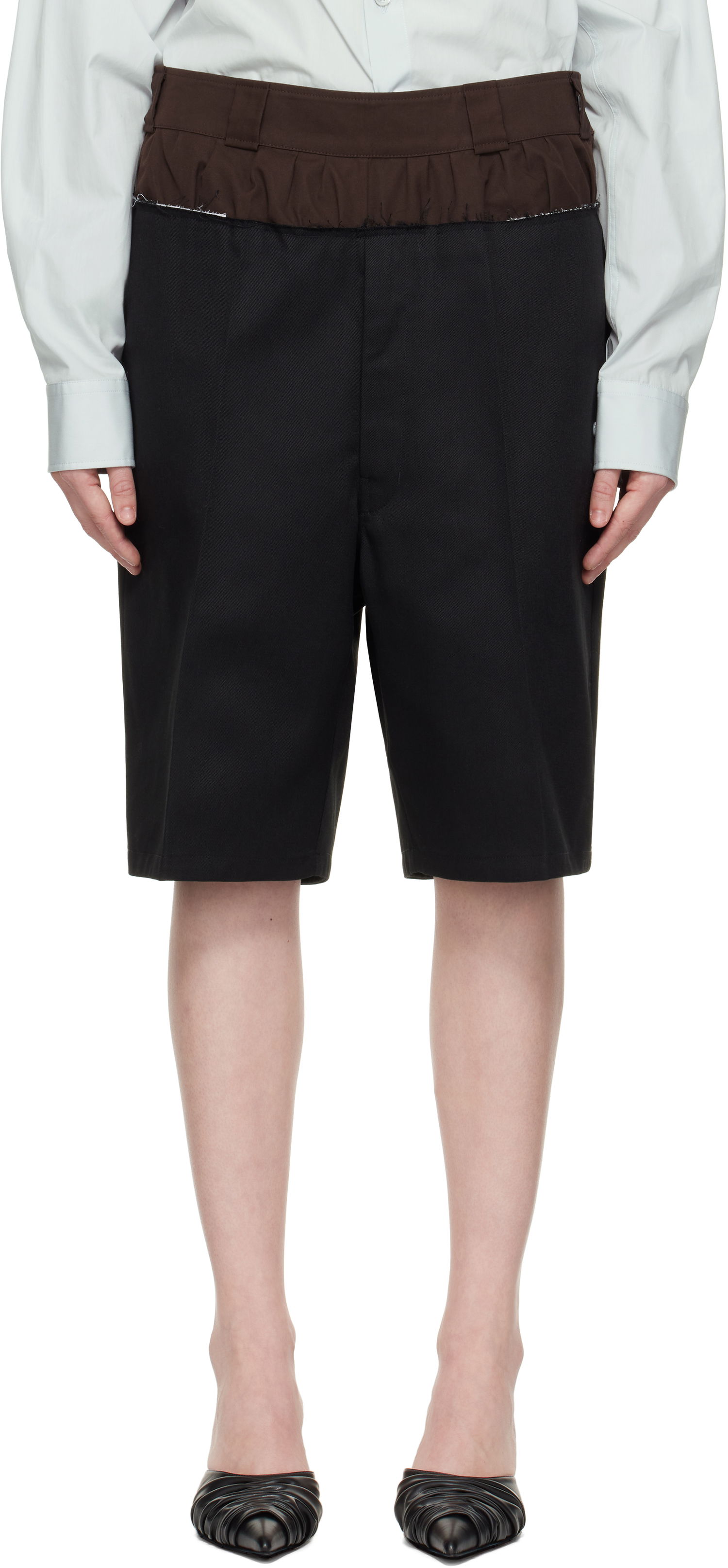 Къси панталони Maison Margiela Maison Margiela 'Anonymity Of The Lining' Tailored Shorts Черно | S51MU0070 MTN075, 0